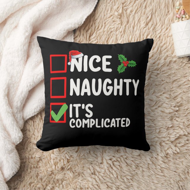 Leuke Stoute Het is een gecompliceerde kerstlijst  Kussen (Deken)