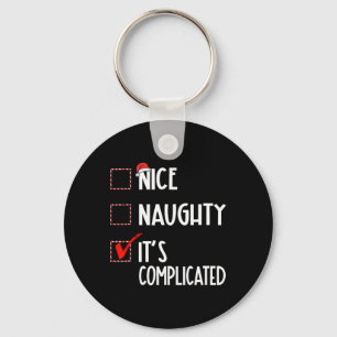 Leuke Stoute Het is een gecompliceerde kerstlijst  Sleutelhanger