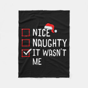 Leuke Stoute Het Was Ik Niet Kerst Wenslijst Fleece Deken