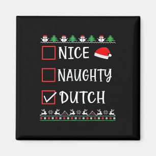 Leuke Stoute Hollandse Pret Ugly Christmas List Py Magneet