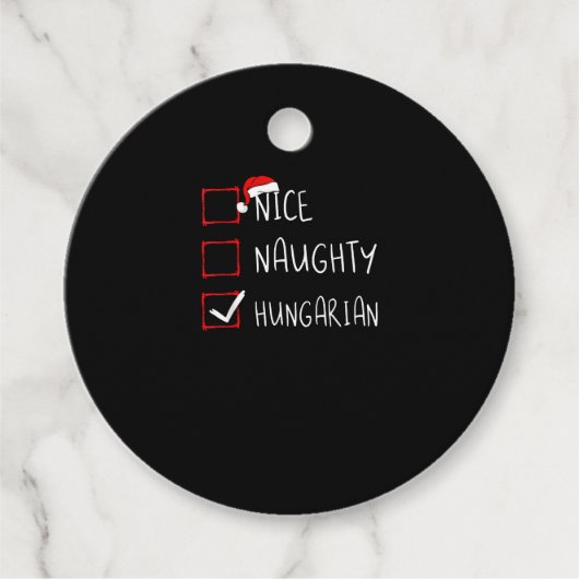Leuke Stoute Hongaarse Kerst Erfgoed Bedankjes Labels (Voorkant)