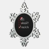 Leuke Stoute Hongaarse Kerst Erfgoed Tin Sneeuwvlok Ornament (Rechts)