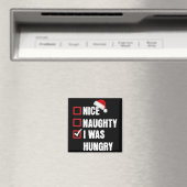 Leuke Stoute Ik Had Honger Grappige Kerstman Li Magneet (Insitu (Vaatwasser))