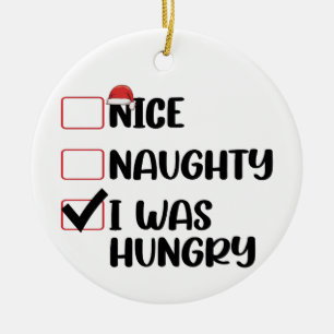 Leuke Stoute Ik Had Honger Kerst Wenslijst Keramisch Ornament