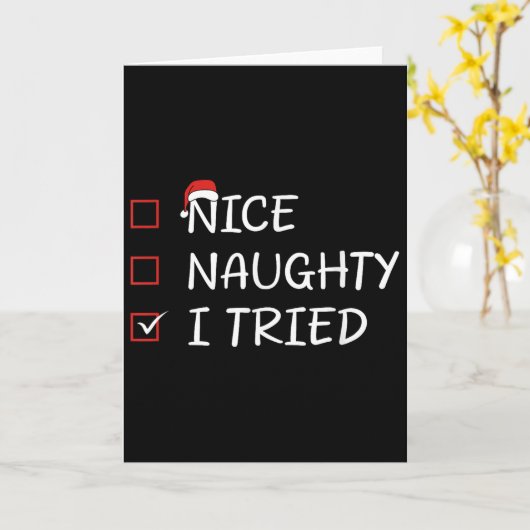 Leuke stoute ik heb het geprobeerd  kaart (Gele Bloem)