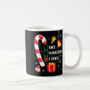 Leuke Stoute Ik Heb Kerstmis Geprobeerd Funny Kers Koffiemok