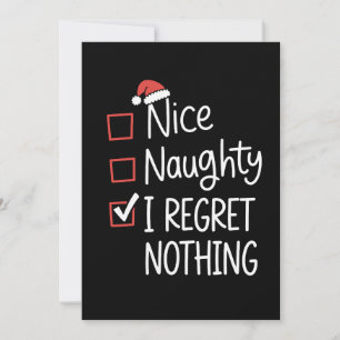 Leuke Stoute Ik Heb Nergens Spijt Van Kerst Wensli Feestdagenkaart