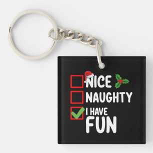 Leuke Stoute Ik Heb Plezier Sinterklaas Kerst Lijs Sleutelhanger