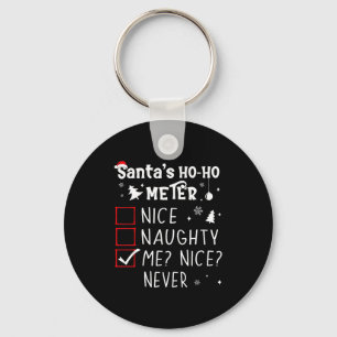 Leuke Stoute Ik_ Leuk_ Nooit_ Kerst Wens Lijst Ker Sleutelhanger