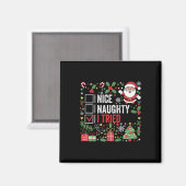 Leuke stoute ik probeerde grappige kerstman magneet (Voorkant / Achterkant)