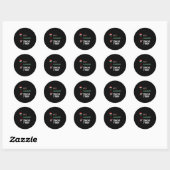 Leuke Stoute Ik Zweer Dat Ik Het Geprobeerd Heb Fa Ronde Sticker (Vel)