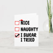Leuke Stoute Ik Zweer Dat Ik Het Geprobeerd Heb  Kaart (Voorkant)