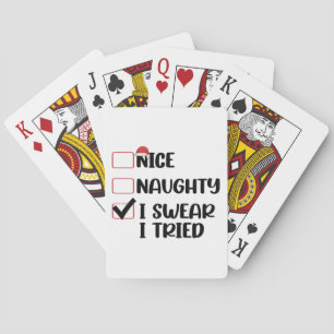 Leuke Stoute Ik Zweer Dat Ik Het Geprobeerd Heb Ke Pokerkaarten