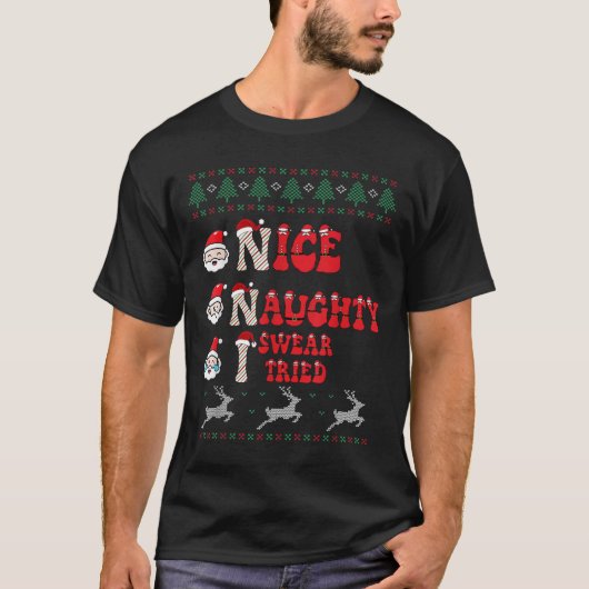 Leuke Stoute Ik Zweer Dat Ik Het Geprobeerd Heb Li T-shirt (Voorkant)