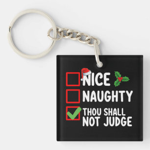 Leuke Stoute Je Zal Niet Oordelen Kerstlijst Sleutelhanger