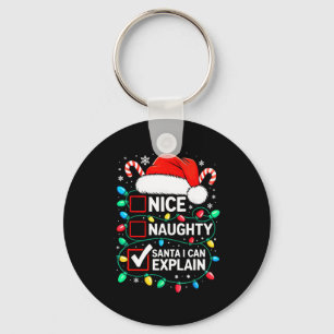 Leuke Stoute Kerstman Ik Kan Truitje Uitleggen Fun Sleutelhanger