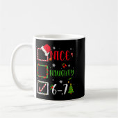 Leuke Stoute Lijst 67 Kerst Brainrot Grappig 6-7  Koffiemok (Links)