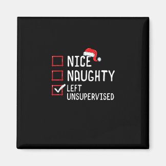 Leuke Stoute Linker Ongesuperviseerde Kerstlijst   Magneet