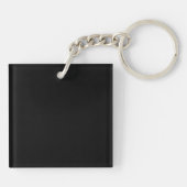 Leuke Stoute Meh Grappige Kerst Lijst Vakantie Sleutelhanger (Achterkant)