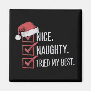 Leuke Stoute Mijn Beste Kerstlijst Kerstmis Magneet