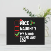 Leuke Stoute Mijn Bloedsuiker Was Laag Diabetes Ke Kaart (Staand voorkant)
