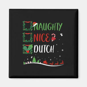 Leuke stoute Nederlandse kerst bijpassende kerstmu Magneet