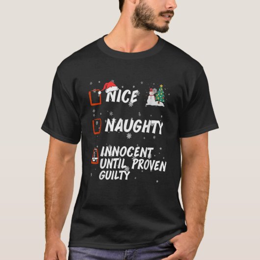 Leuke Stoute onschuldig tot het tegendeel bewezen T-shirt (Voorkant)