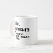 Leuke Stoute Onschuldig Totdat het Tegendeel Bewez Koffiemok (Voorkant links)