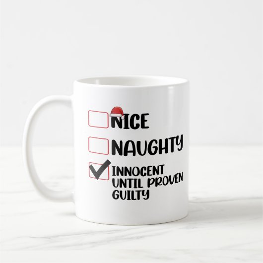 Leuke Stoute Onschuldig Totdat het Tegendeel Bewez Koffiemok (Links)