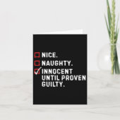 Leuke Stoute Onschuldige Totdat Het Tegendeel Bewe Kaart (Voorkant)