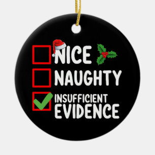 Leuke Stoute Onvoldoende Bewijs Kerstlijst  Keramisch Ornament