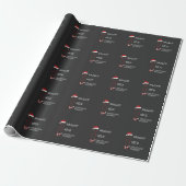 Leuke Stoute Onvoldoende Bewijs Kerstman Kerst Cadeaupapier (Uitgerold)