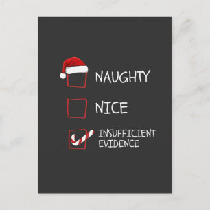 Leuke Stoute Onvoldoende Bewijs Kerstman Kerst Feestdagenkaart