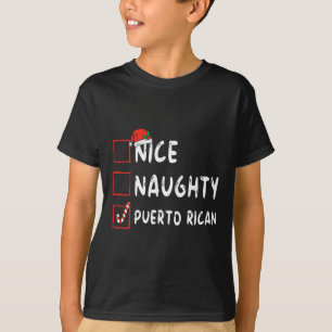 Leuke Stoute Puerto Ricaanse Kerstmis Puerto Rico T-shirt