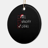 Leuke Stoute Qatari Kerst Erfgoed Keramisch Ornament (Links)
