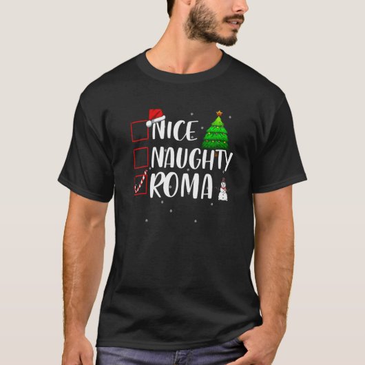 Leuke Stoute Roma Zigeuner Kerst Matching Top Pre (Voorkant)