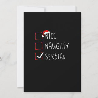 Leuke Stoute Servische Kerst Erfenis  Feestdagenkaart