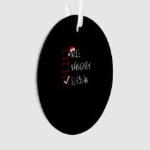 Leuke Stoute Servische Kerst Erfenis Ornament (voorkant)