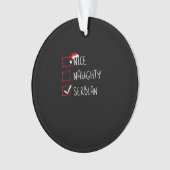 Leuke Stoute Servische Kerst Erfenis Ornament (voorkant)