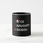 Leuke Stoute Skibidi Grappige Kerst Gen Alpha Mok (Midden)