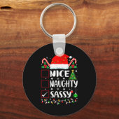Leuke Stoute Sy Kerstlijst Sleutelhanger (Voorkant)