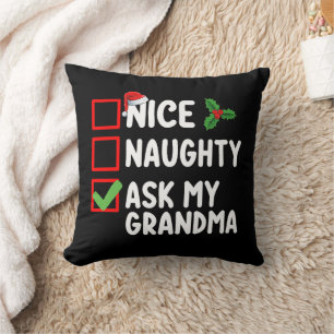 Leuke Stoute Vraag Aan Mijn Oma Kerst Lijst Famili Kussen