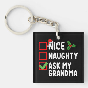 Leuke Stoute Vraag Aan Mijn Oma Kerst Wensen Famil Sleutelhanger