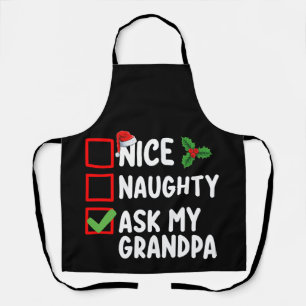 Leuke Stoute Vraag Mijn Grootvader Kerst Lijst Fam Schort