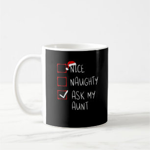 Leuke Stoute Vraag Mijn Tante Kerst Lijst Xmas  Koffiemok