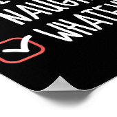 Leuke stoute wat grappige kerstlijst Santa C Poster (Hoek)