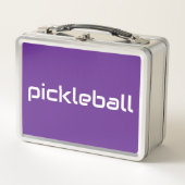 Leuke strakke witte PICKLEBALL tekst op Royal Paar (Voorkant)