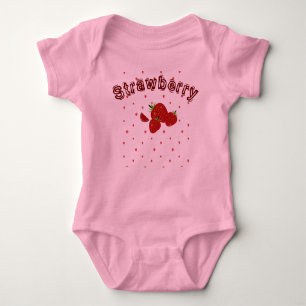 Leuke Strawberry Summer Baby Bodysuit & T-shirt
