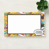 Leuke strip spraakballon naam bericht post-it® notes (Kantoor)