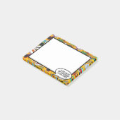 Leuke strip spraakwolk naam bericht post-it® notes (Schuin)